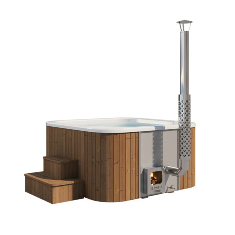 Arbour Cube Wood Fired Hot Tub