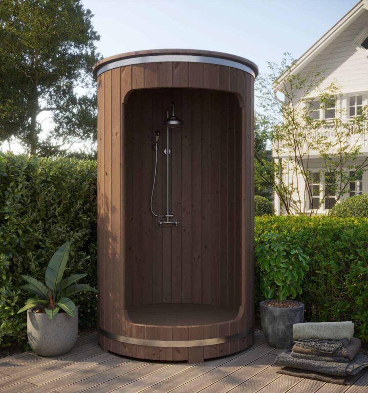 Barrel Shower (thermo wood)