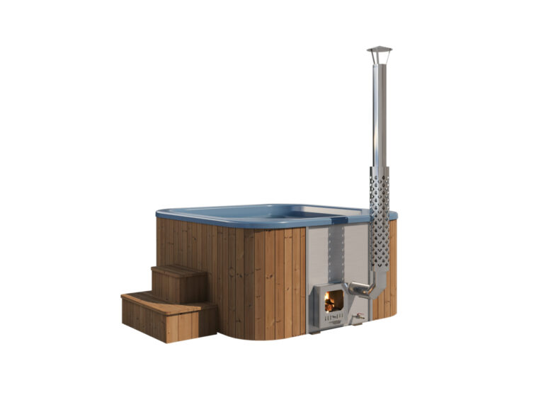 Embawood Arbour Cube Wood Fired Hot Tub