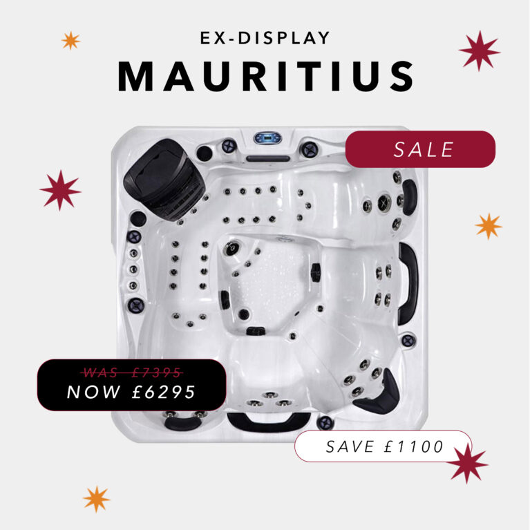 5 Person Mauritius Spa in Sterling Silver