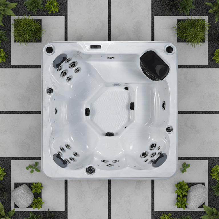 The New Rimini 7 Person Plug &amp; Play Hot Tub