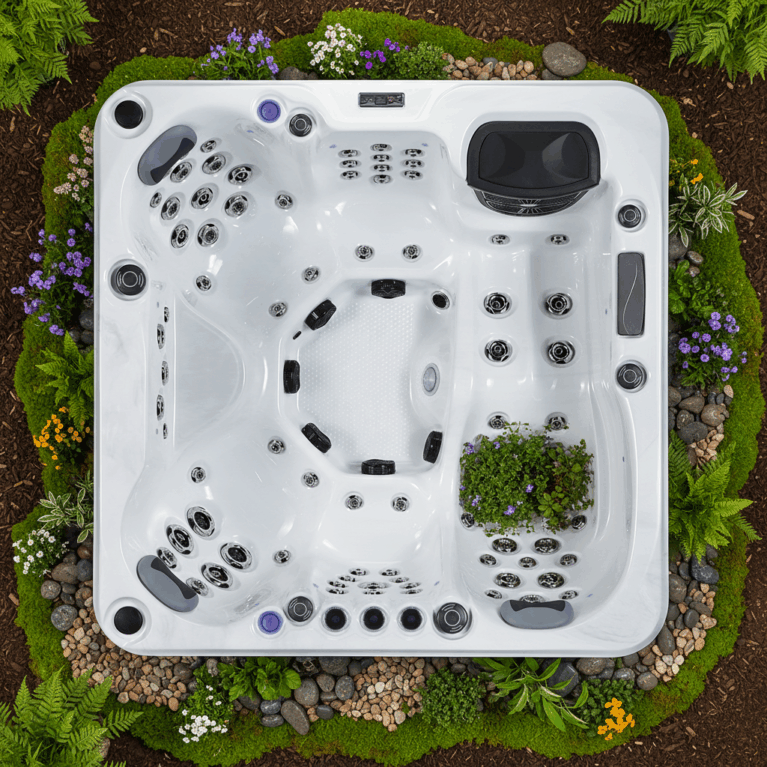 The New Dominican 6 Person Hot Tub