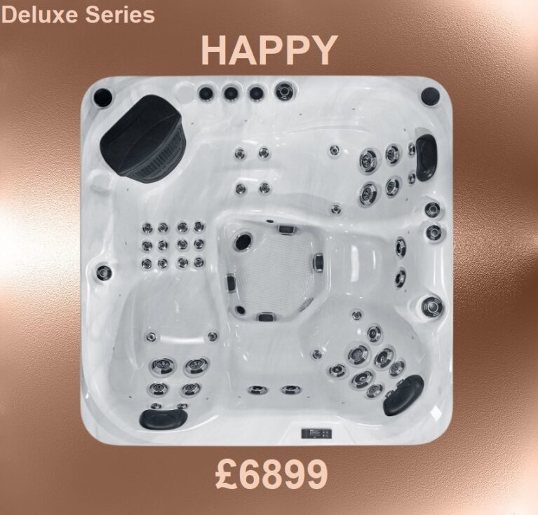 The Happy 5 Person Hot Tub