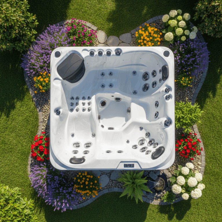 The Happy 5 Person Hot Tub