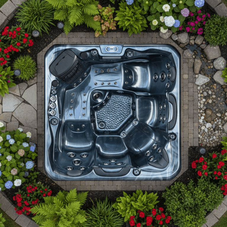 The New Mauritius 5 Person Hot Tub