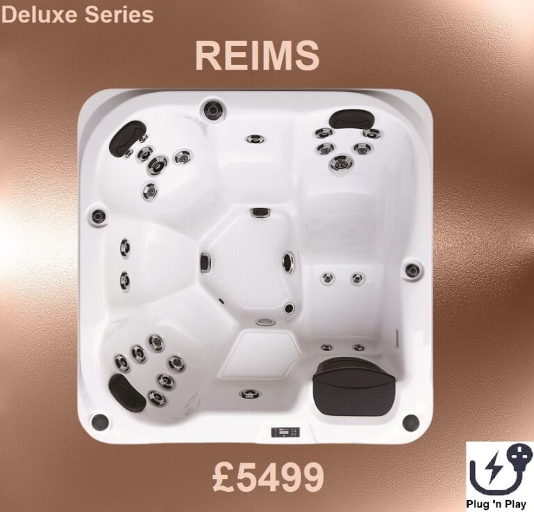 Reims 6 Person Plug &amp; Play Hot Tub