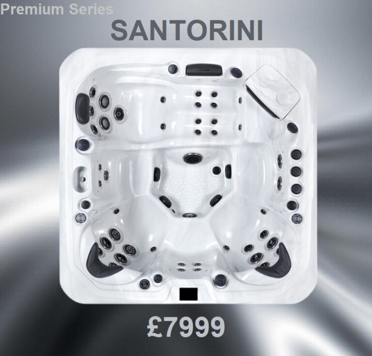 The Santorini 6 Person Hot Tub