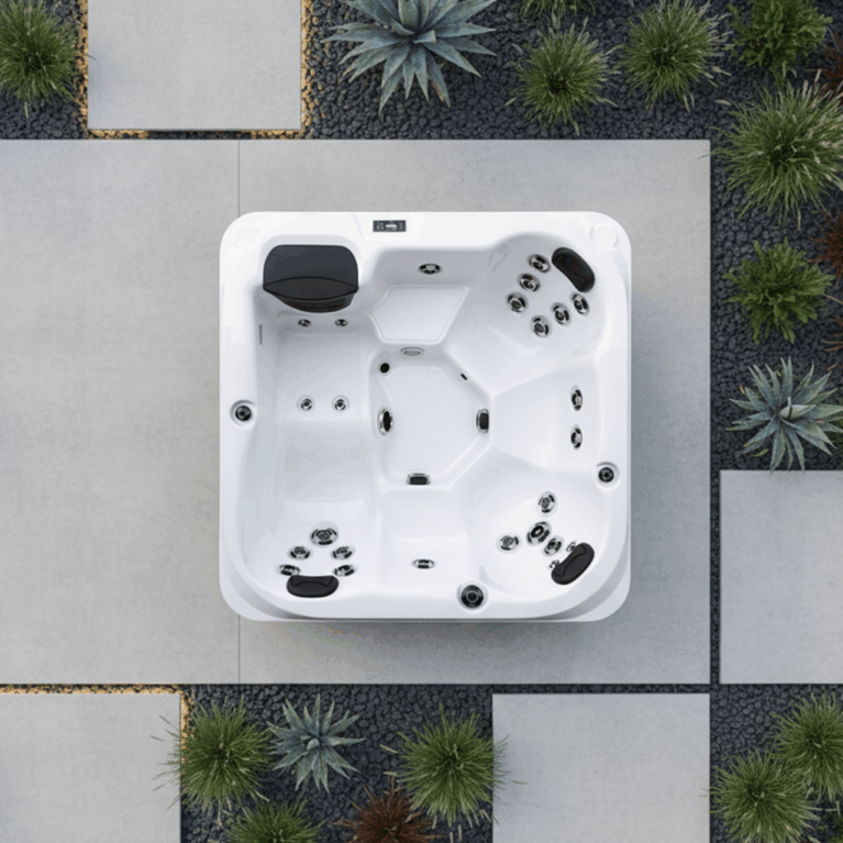 Reims 6 Person Plug & Play Hot Tub