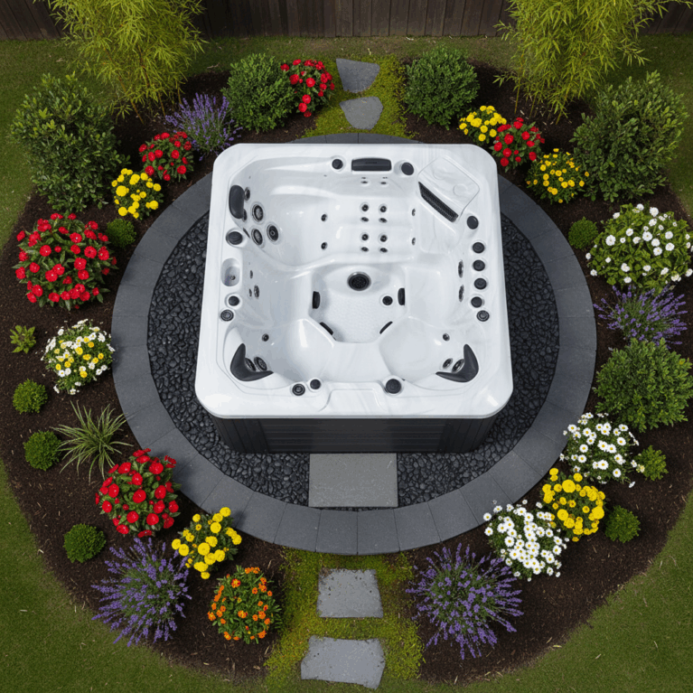 The Santorini 6 Person Hot Tub